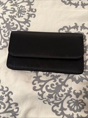 Vintage Talbots Black Envelope Clutch